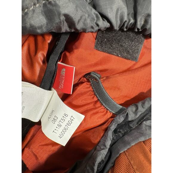 The North Face Terra 55 Camping Trail Hiking Backpack Youth‎ - Orange Gray - Picture 12 of 13